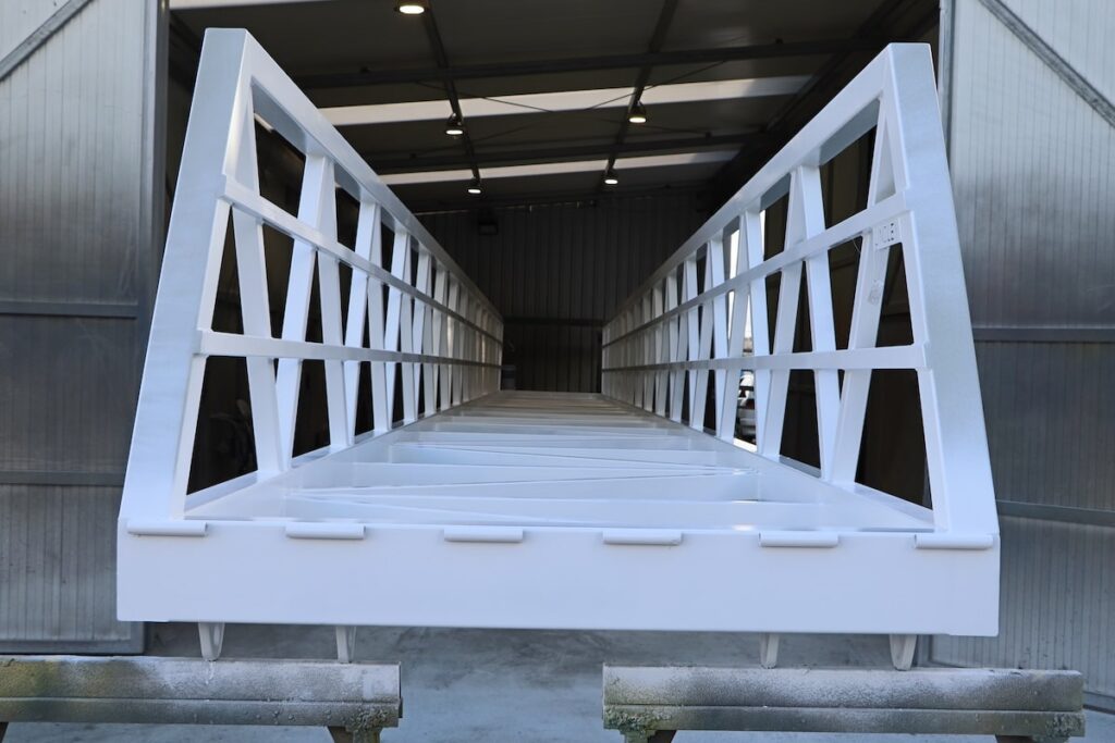 fabrica de pontes metálicas ou estrutura metálica